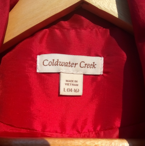 Coldwater Creek Metallic Sleeveless Jacket - Picture 4 of 5